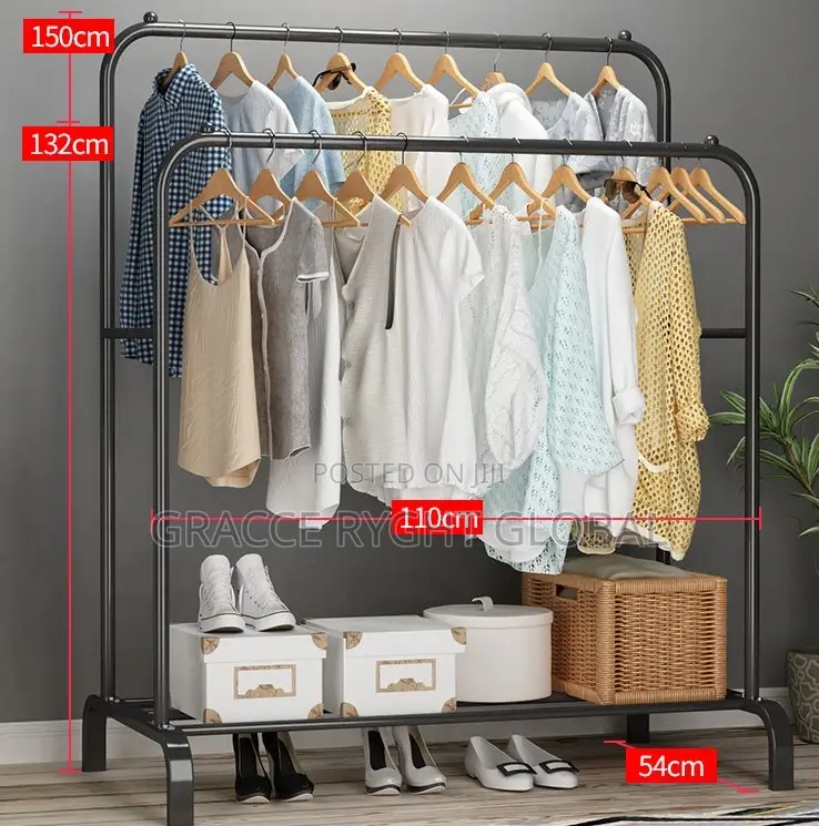 Double Pole Cloth Organiser