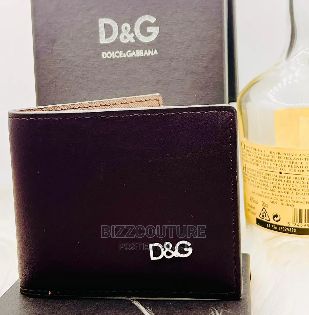 Original DOLCE GABBANA Leather Wallet Available in Store