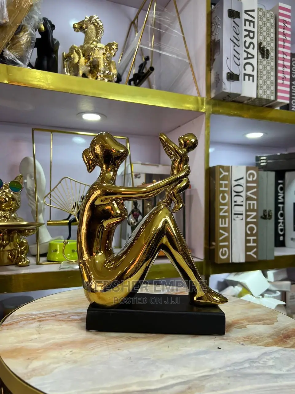 Luxury Mother and Child Figurine