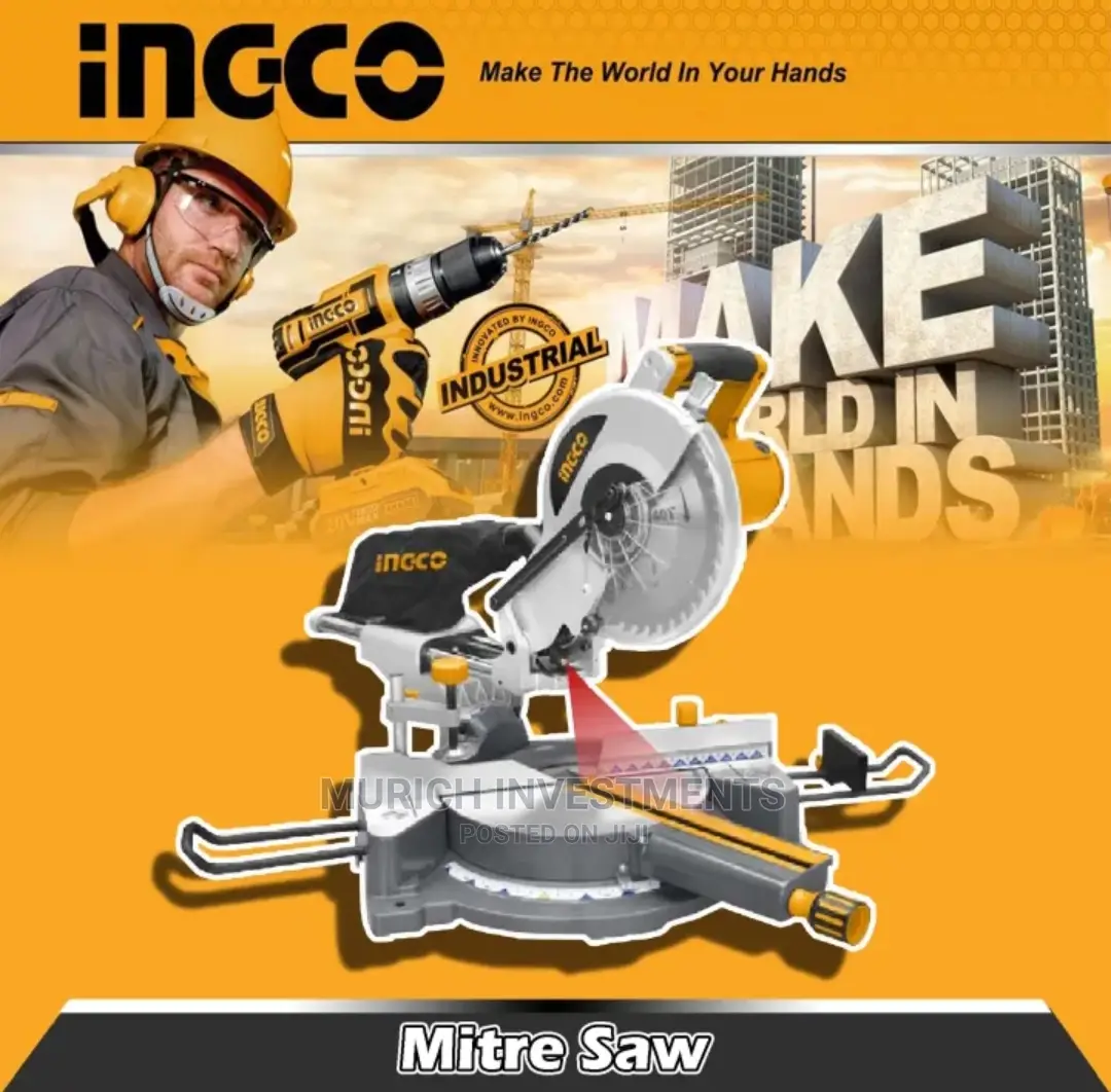 Ingco Sliding Mitre Saw With Laser Guide 1800w BM2S18004