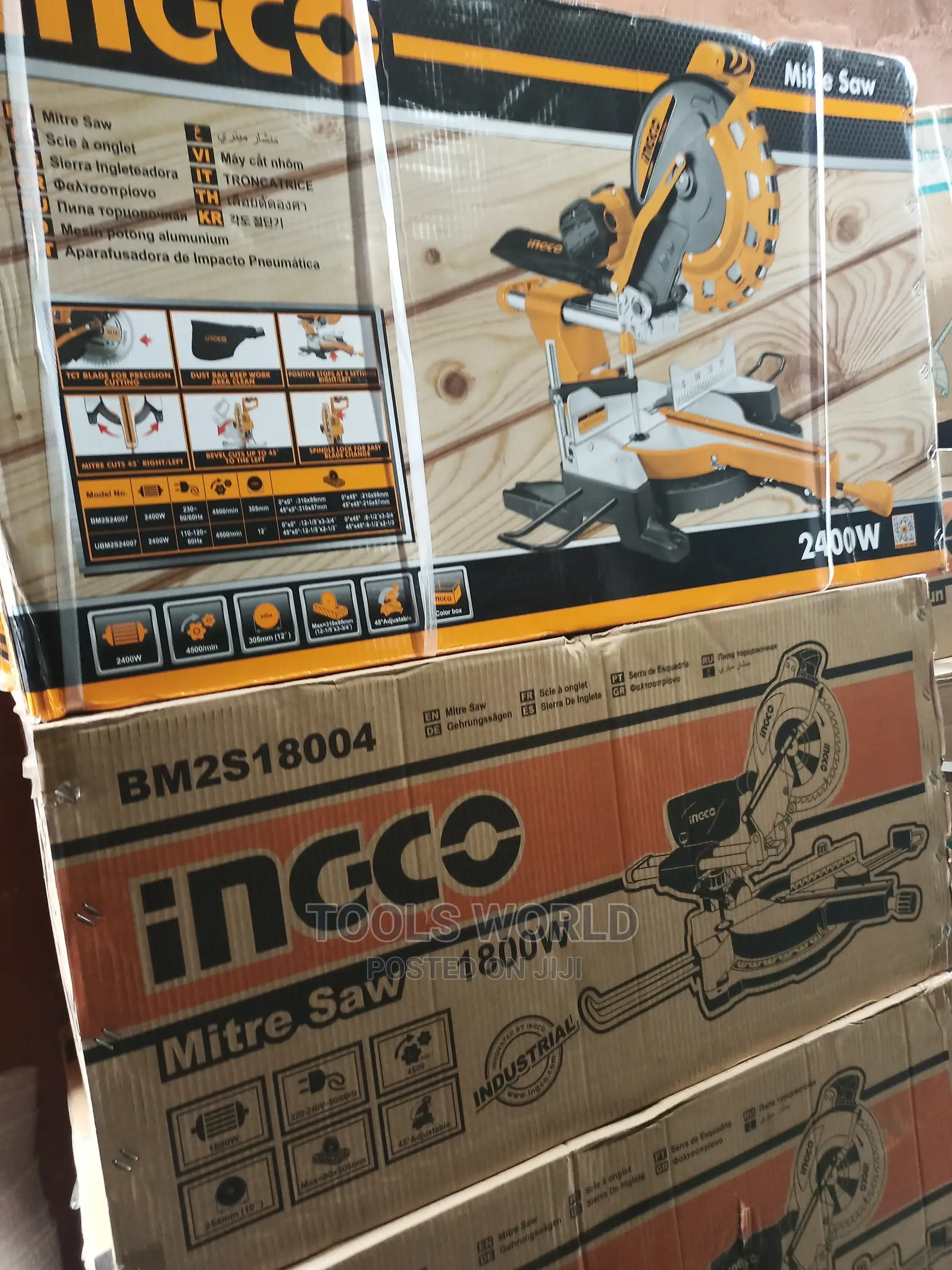 Ingco Mitre Saw 1800W With Laser Guidebm2s18004