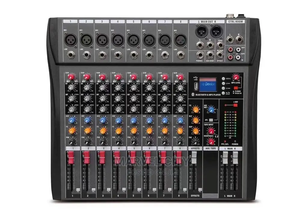 8 Channel Flat Mixer
