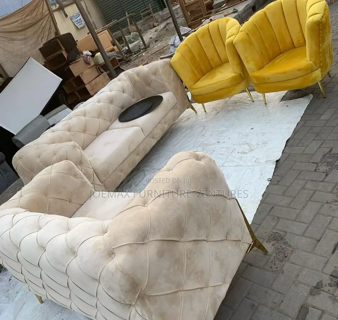 Quality 7 Seater Living Room Fabric Made Sofa Chair.