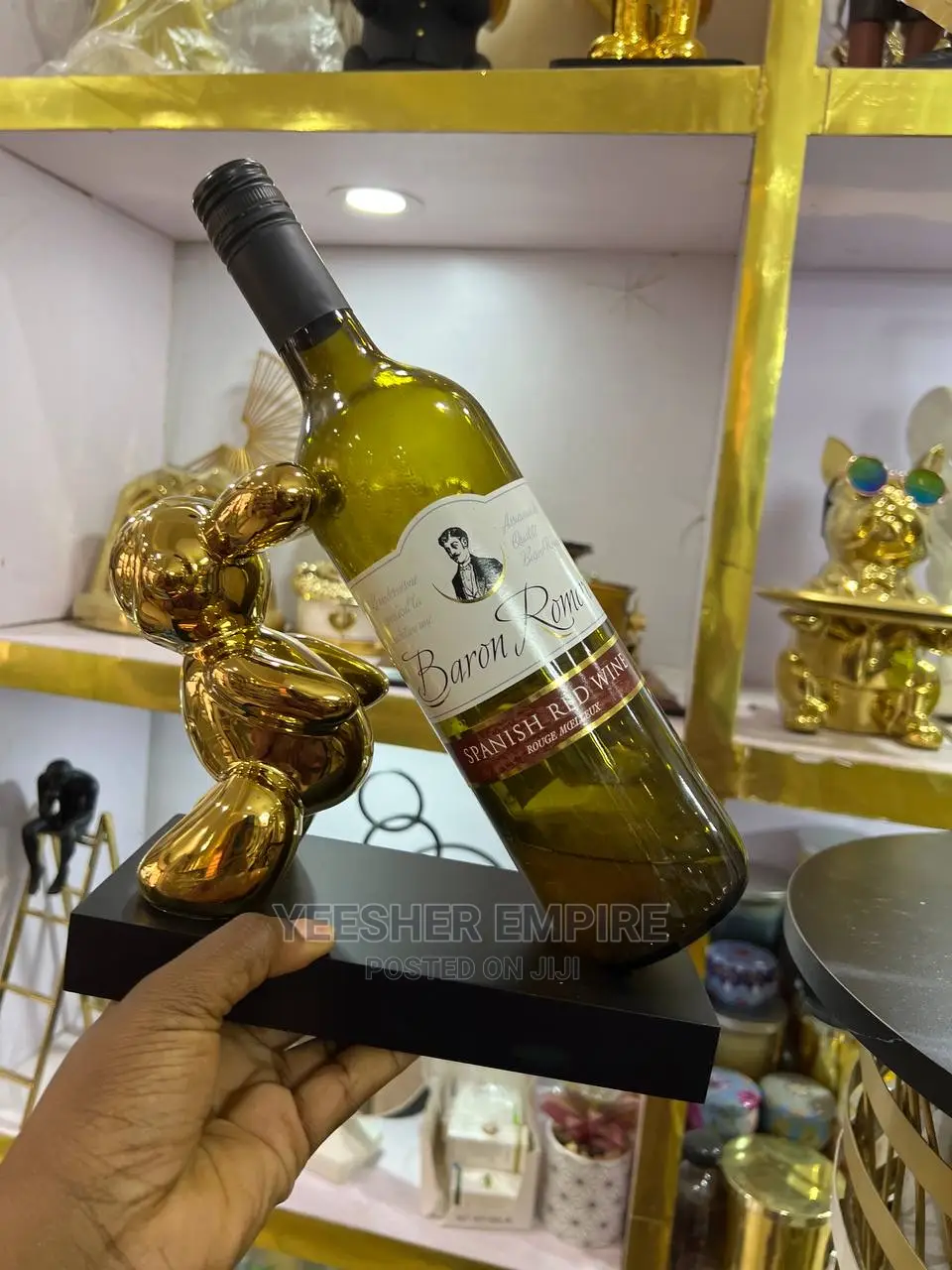 Luxury Wine Holder Home Decor Piece