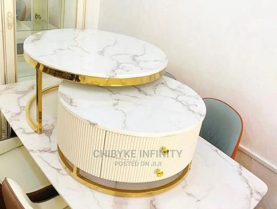 Marble Center Table (2in1)