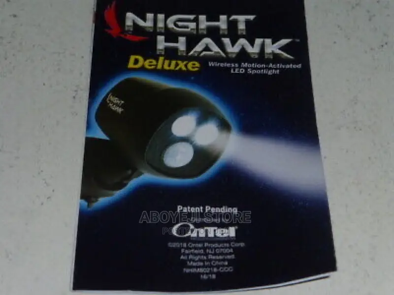 Night Hawk Wireless Motion Activated Led Spotlight