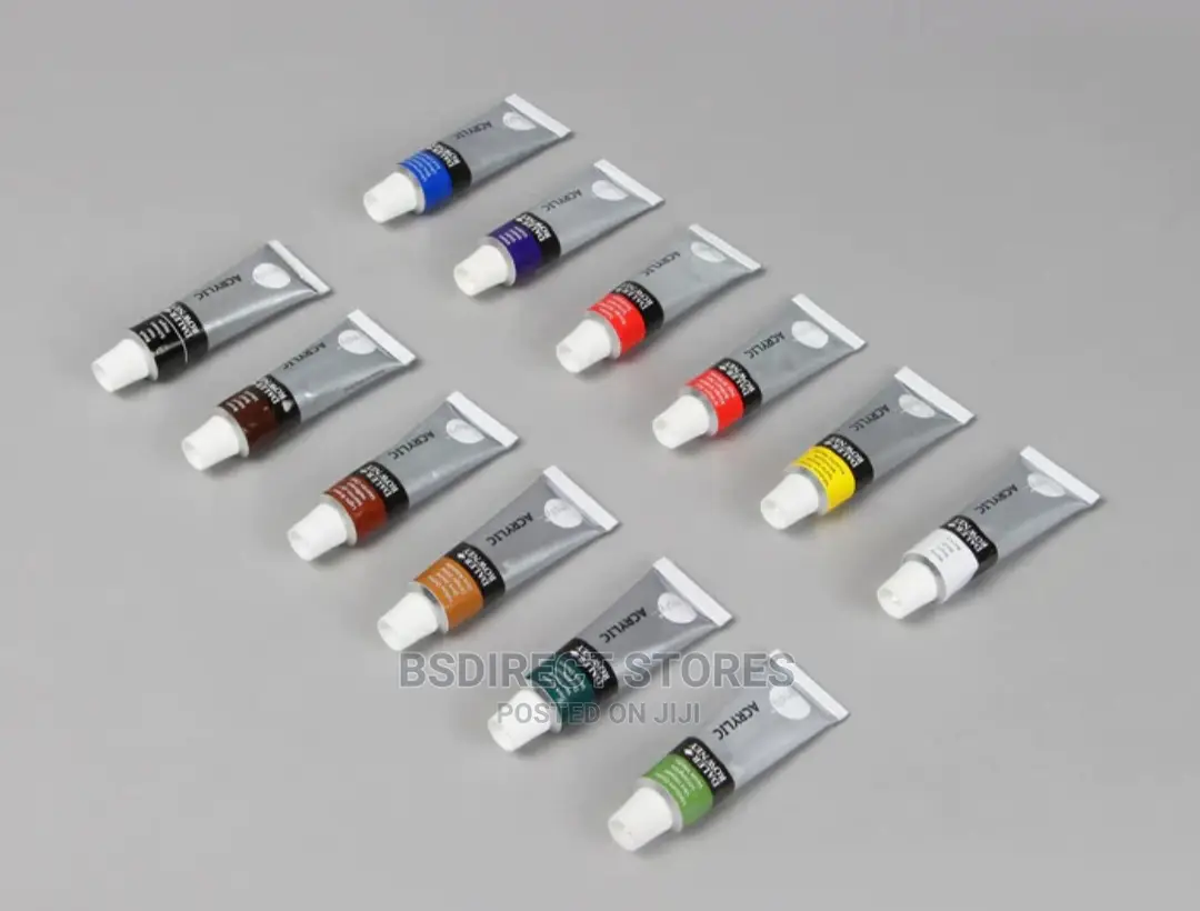 Daler Rowney 12 Ml Acrylic Paint Set, 12 Assorted Colours