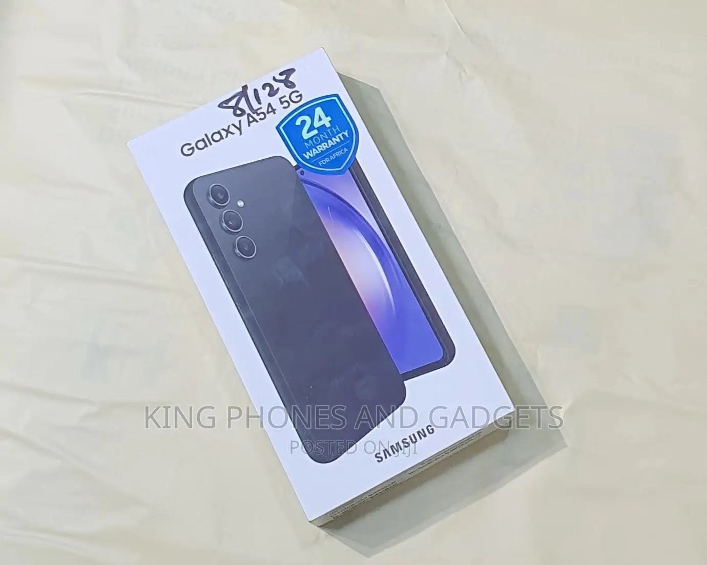 New Samsung Galaxy A54 5G 128 GB Black