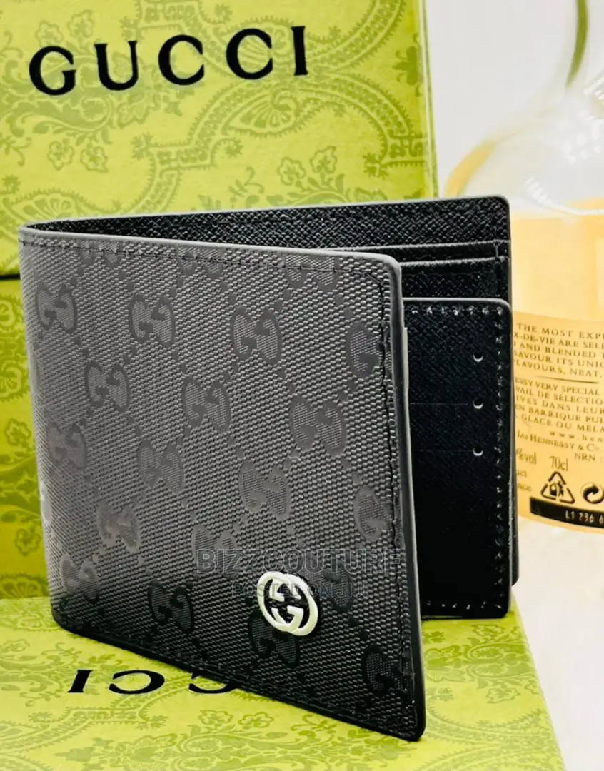 Original GUCCI Leather Wallets Available in Store