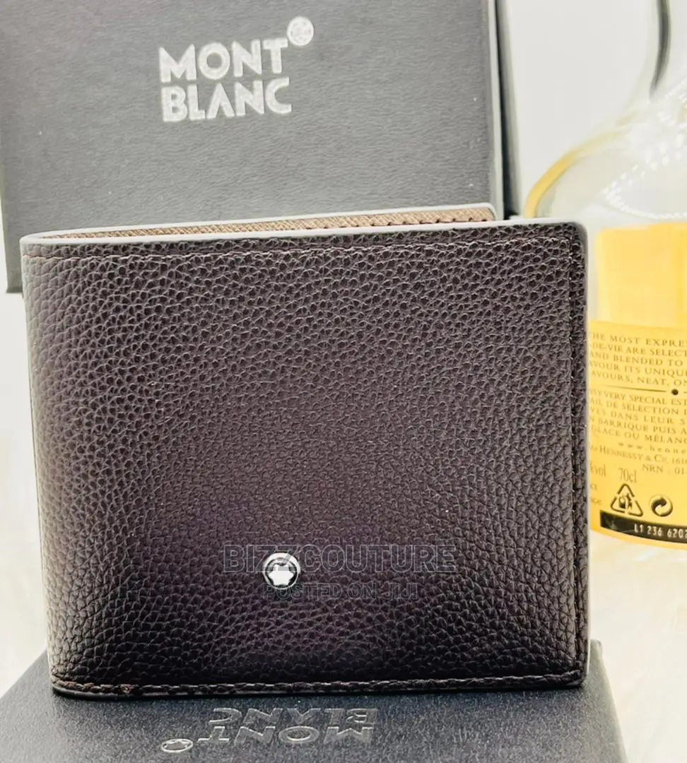 Oruginal MONT BLANC Leatger Wallets Available in Store