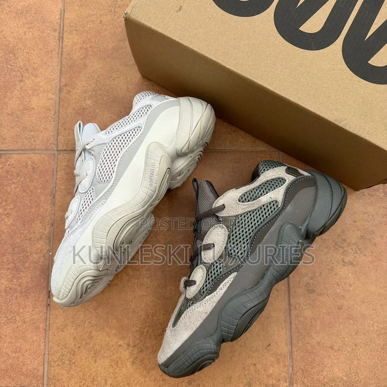 Original Adidas Yeezy 500 Desert Rat Sneakers