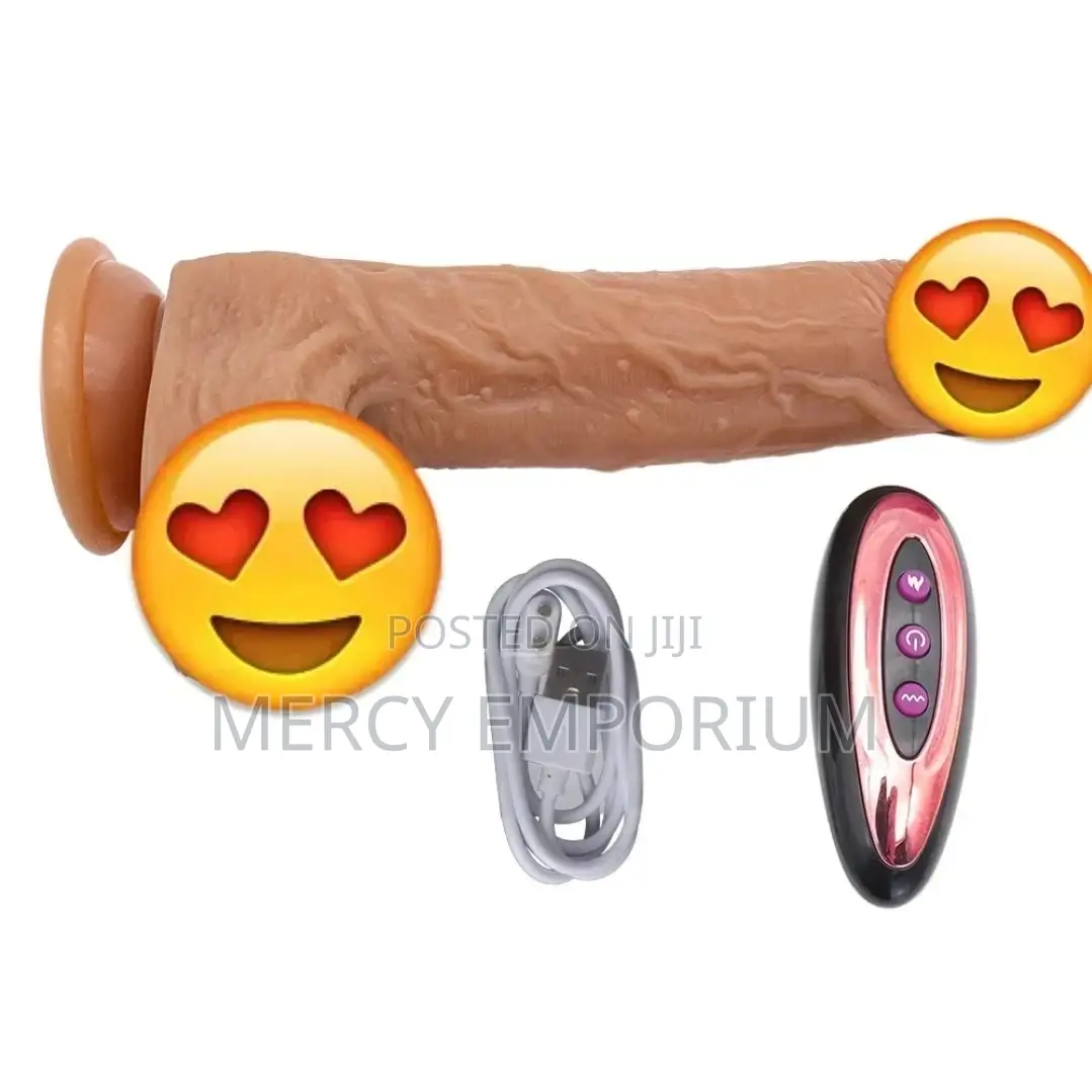 Thrusting Realistics Real Penis Dildo Vibrator Sex Toys