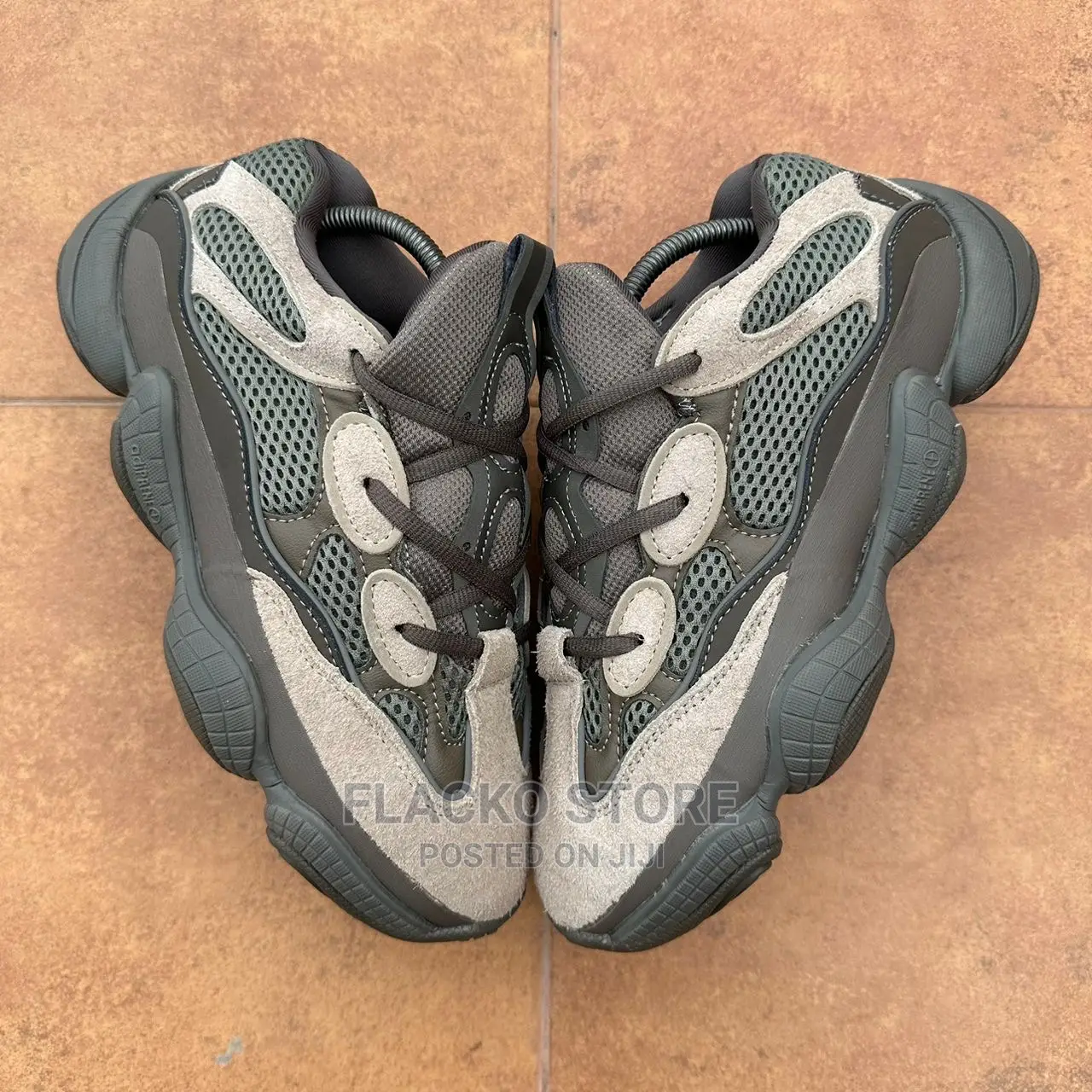 Original Yeezy 500 Boost Desert Rat Brown Clay Sneakers