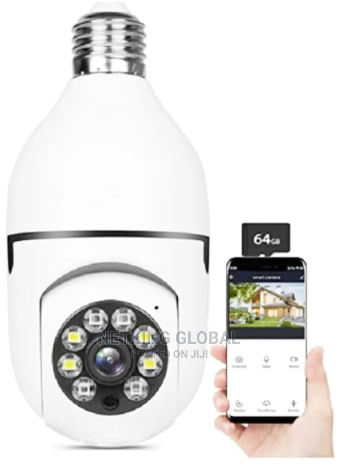 Wireless Panoramic Wifi Bulb Camera (St-Vm1m200)