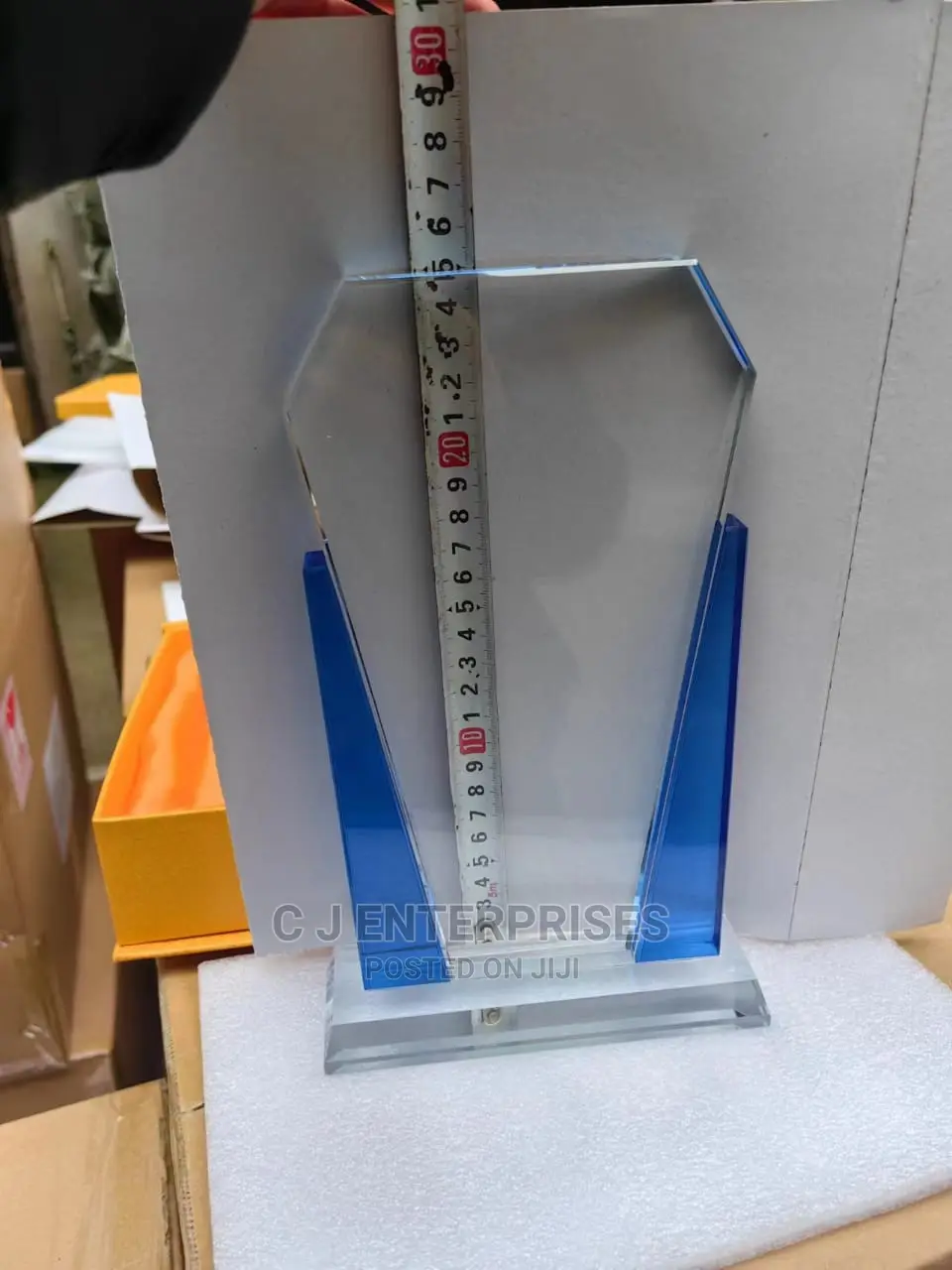 Glass Award Plaque T67