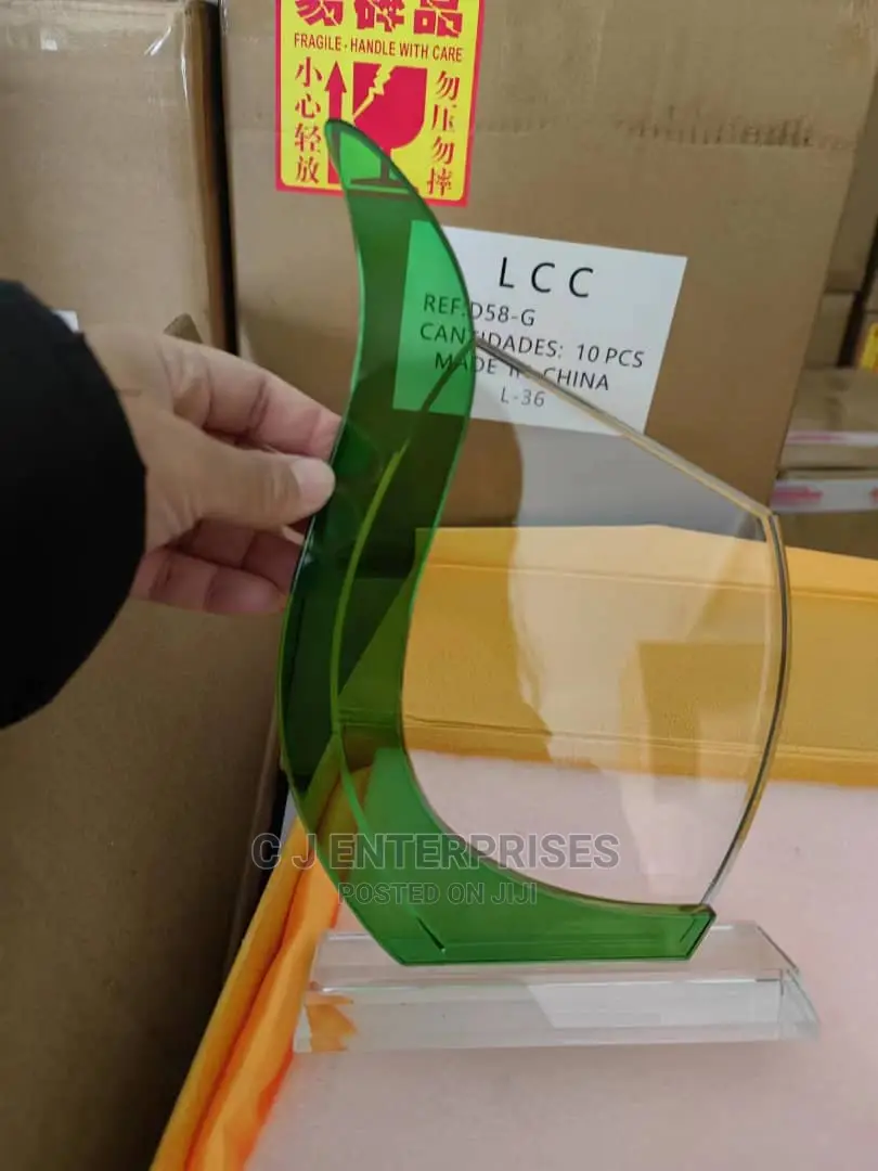 Glass Award Plaque Q89
