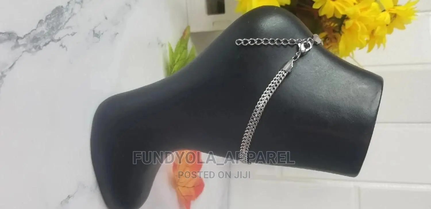 Sliver Pure Stainless Steel Leg Chain Anklet