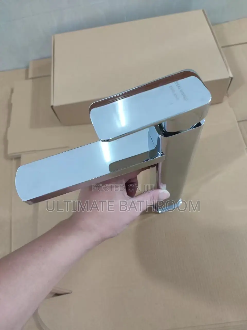 Made Of Brass Long Mouth Chrome Basin Mixer Tap
