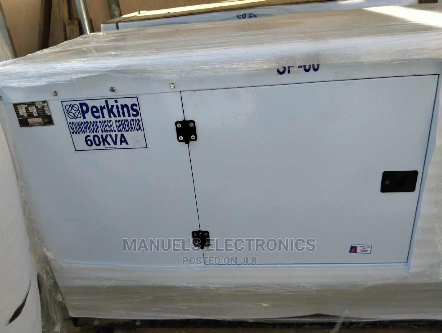 (60kva) Brand New Perkins Diesel Soundproof Generator 100%