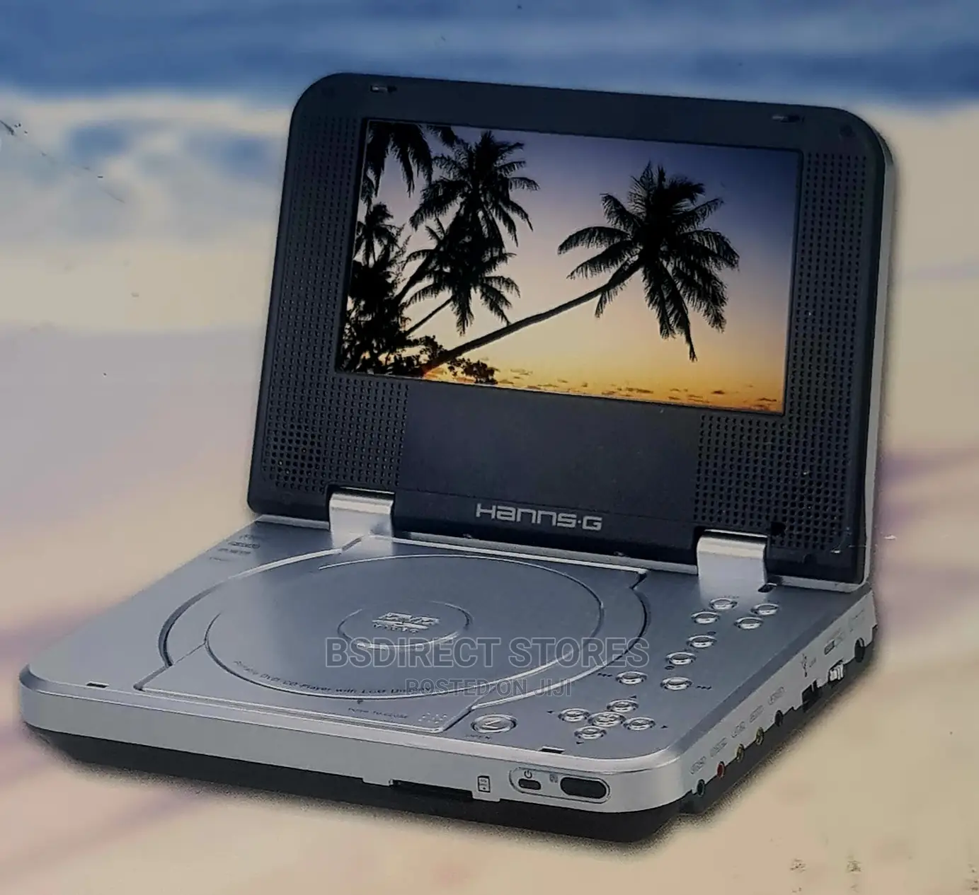 Hannsg HP076VD 7" Widescreen Portable DVD Player LCD Screen