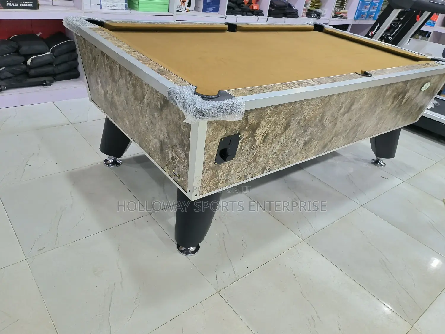 7_ft HDF Classic Coin Snooker Table With Brownish Top