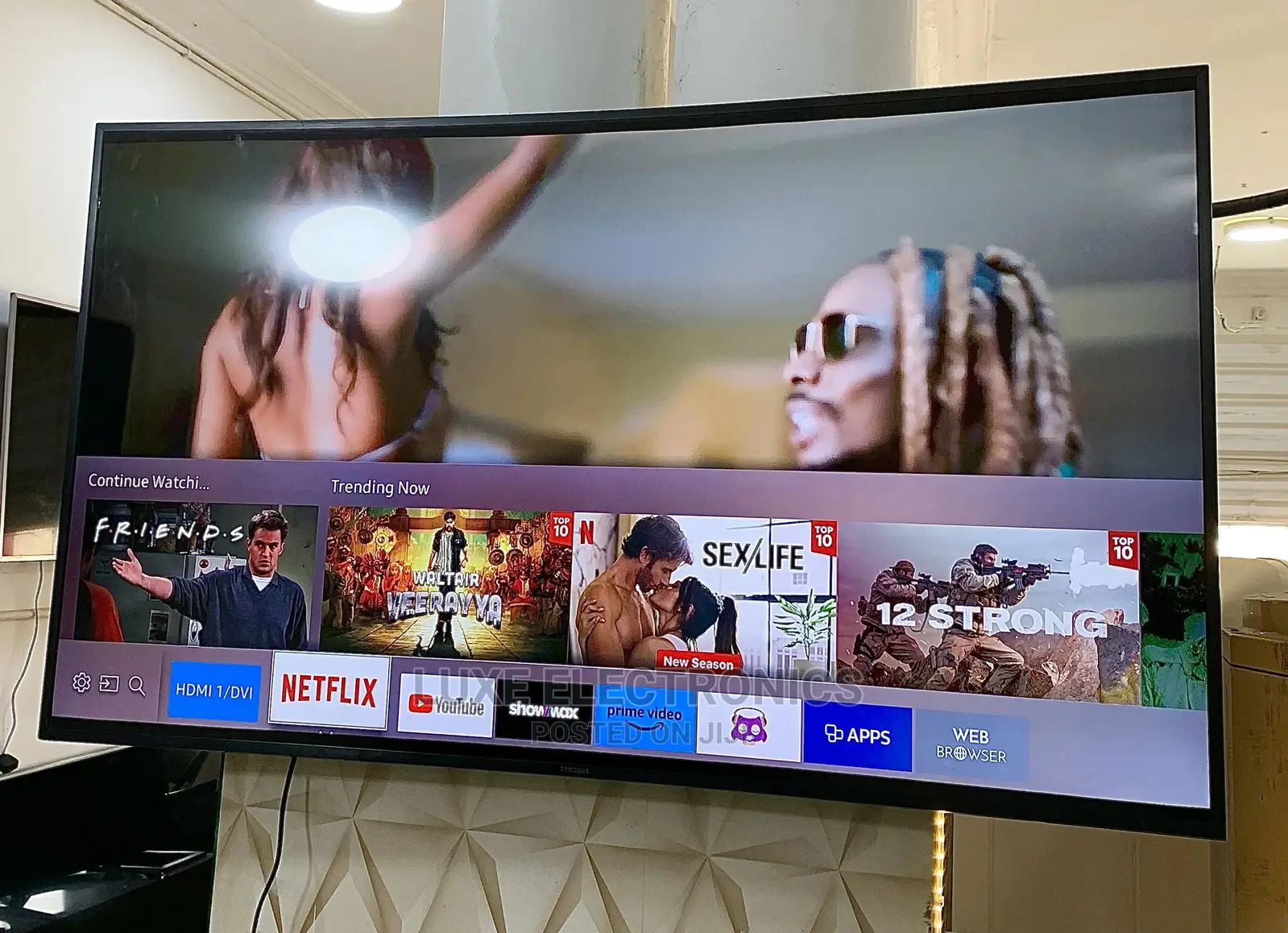 55 Inch Samsung Curve Uhd Hdr Smart Tv