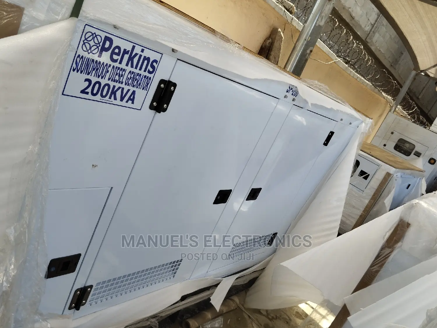 Brand New Perkins Diesel Soundproof Generator (200kva)100%