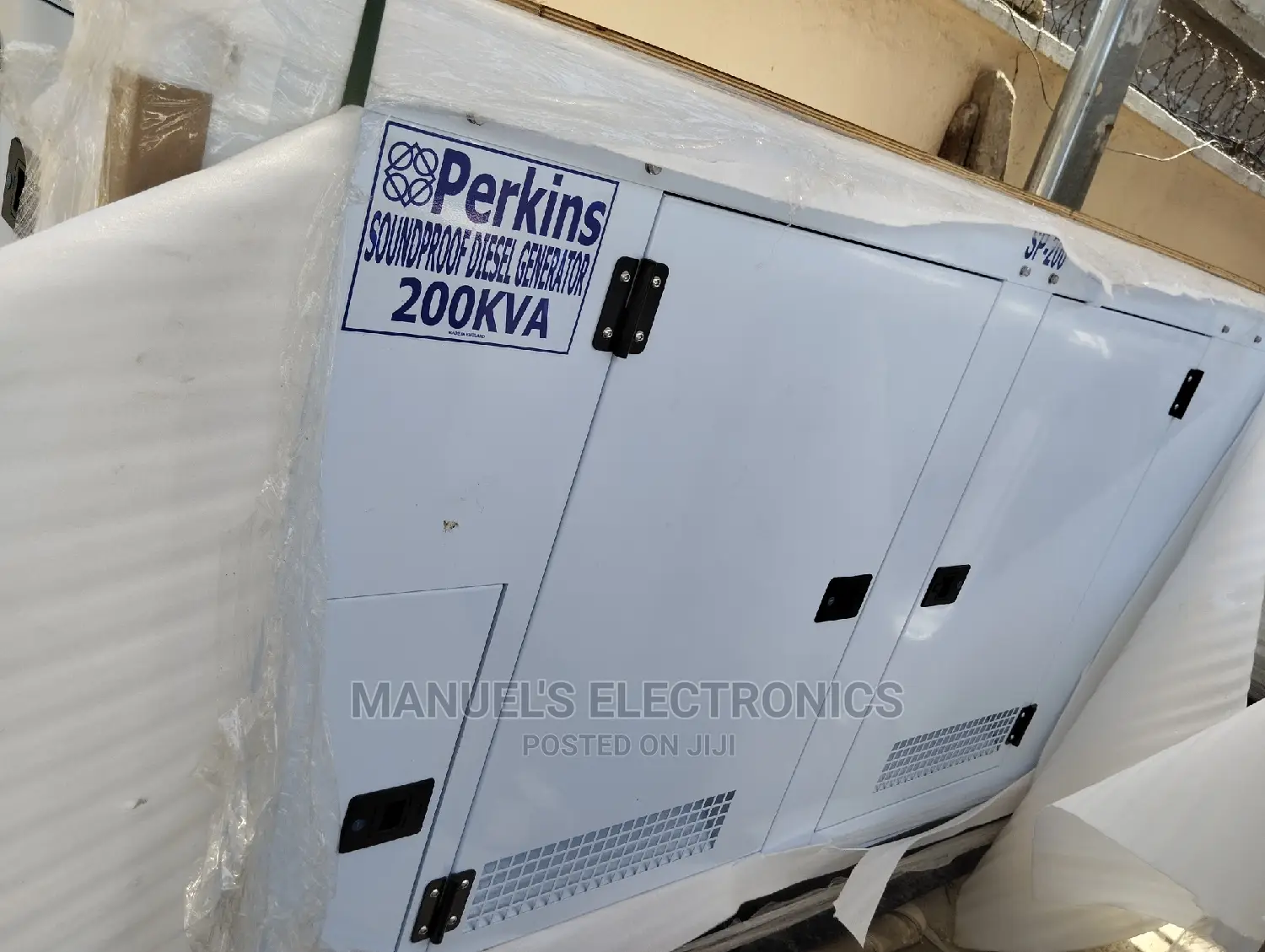 Brand New Perkins Diesel Soundproof Generator (200kva)100%
