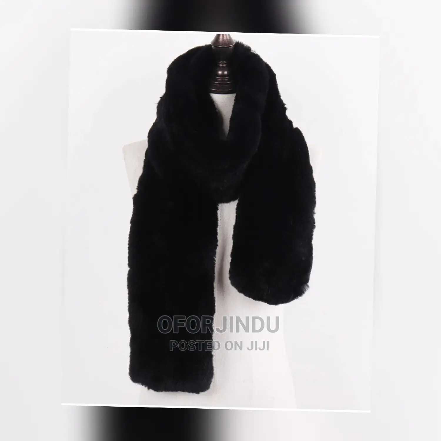 Winter Elegant Knitted Fur Scarf Foreign Used Originals