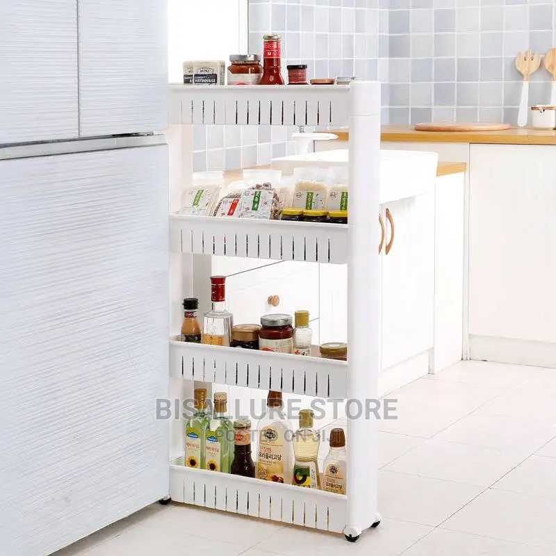 4 Layers Kitchem Rack With Wheels