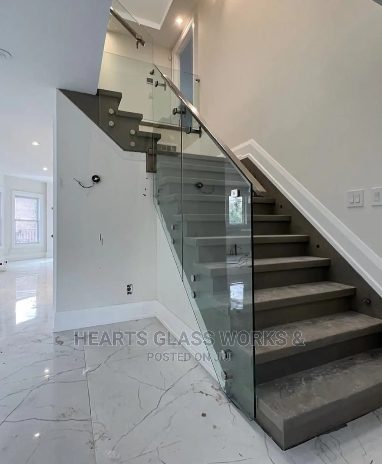 10mm Clear Glass Stairs Balustrade System