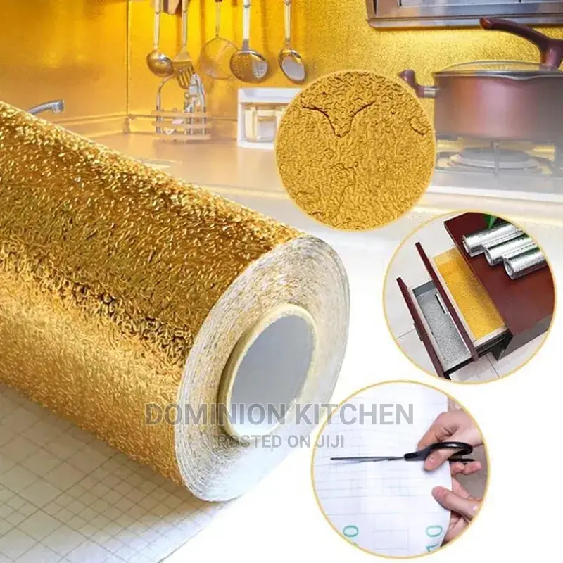 Aluminium Foil Self Adhesive Wallpaper