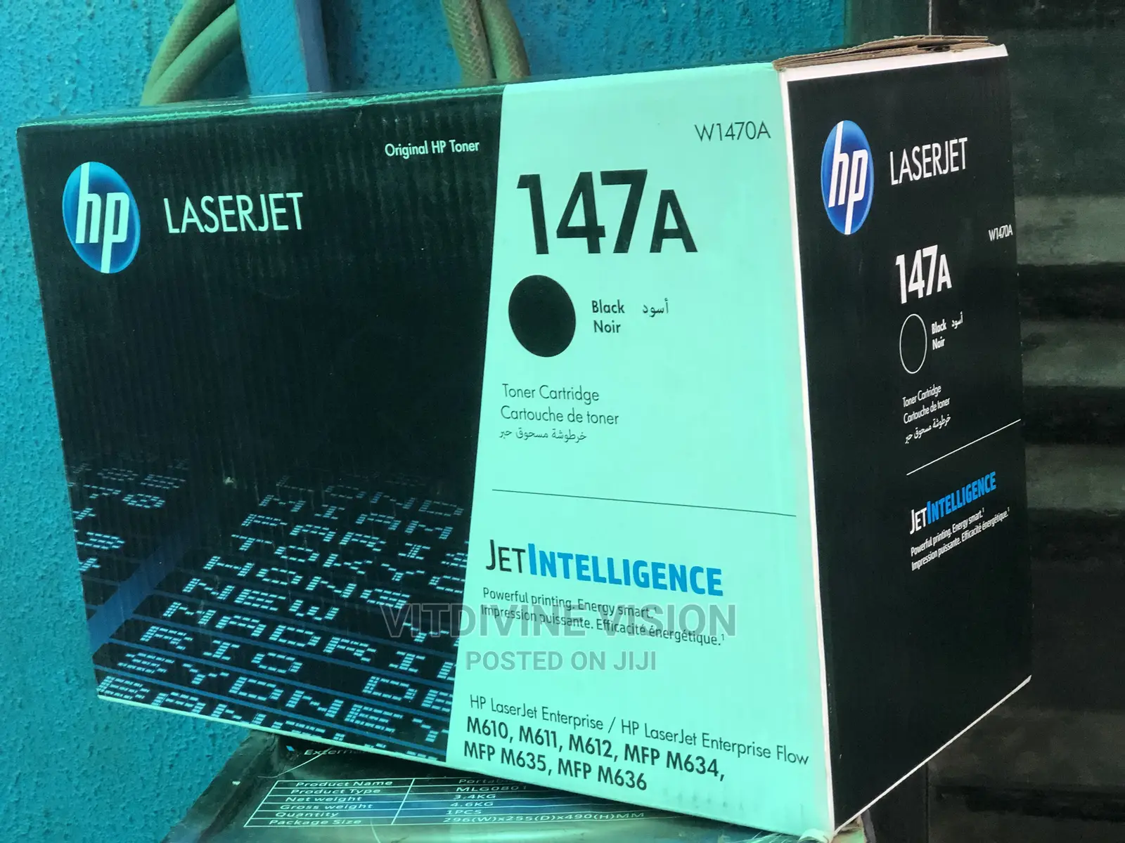 Hp 147a Toner Black Genuine Cartridge ,M610, M611, M612