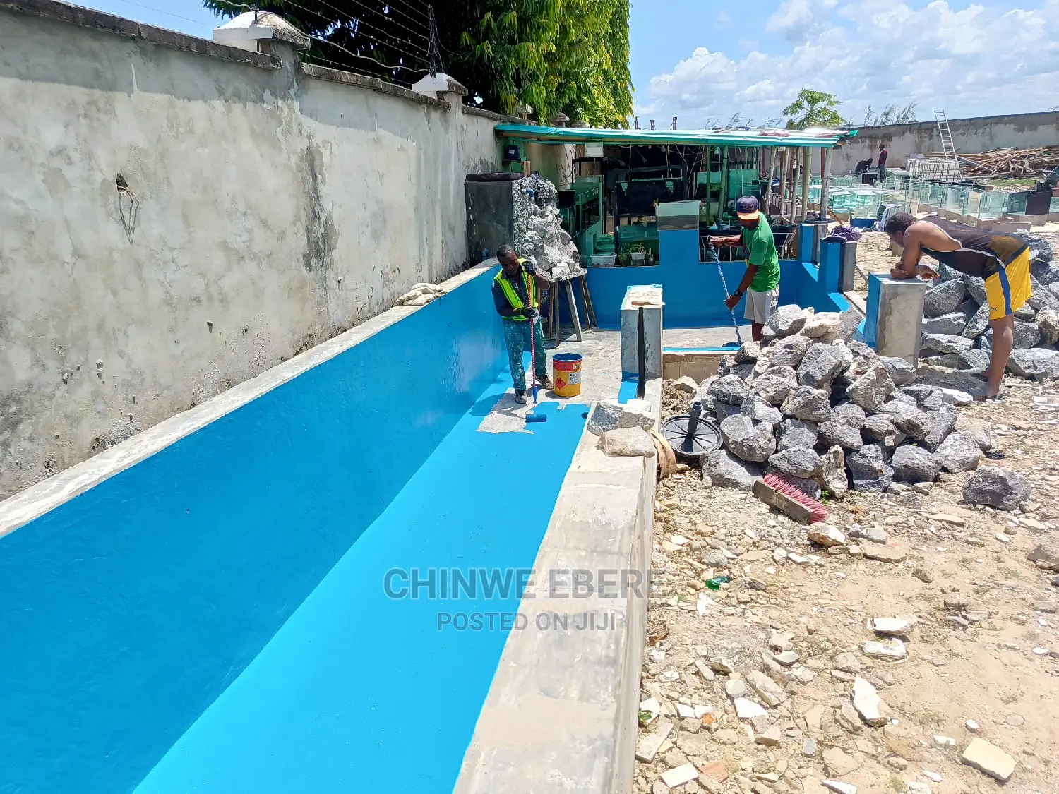 Koi Epoxy Painting and Swimming Pool Epoxy Painting