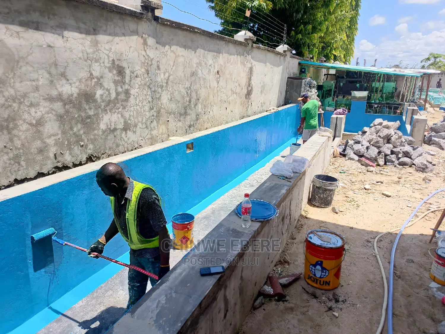 Koi Epoxy Painting and Swimming Pool Epoxy Painting
