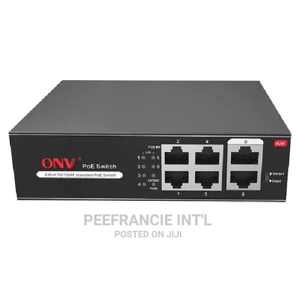ONV 6 Port Por Switch .4 Port Poe 2 Port Uplink Port