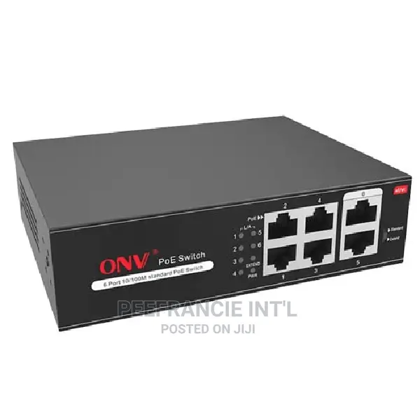 ONV 6 Port Por Switch .4 Port Poe 2 Port Uplink Port