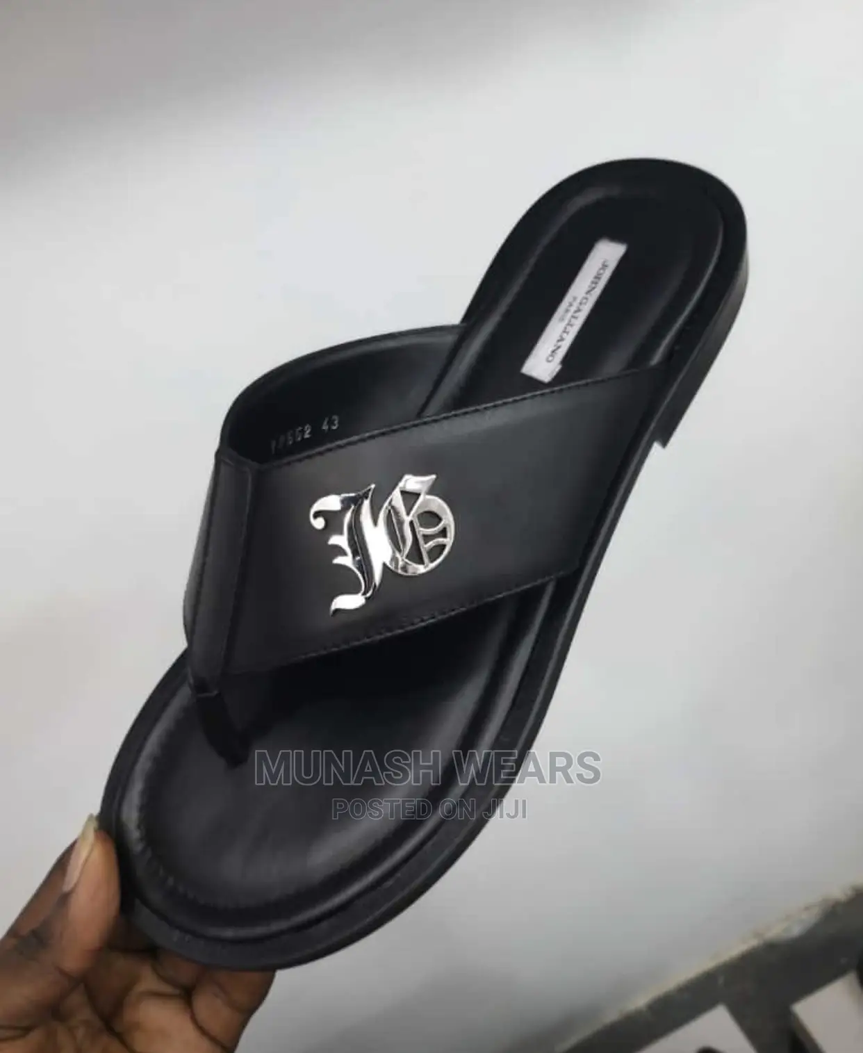 Italian Leather Slipers for Men