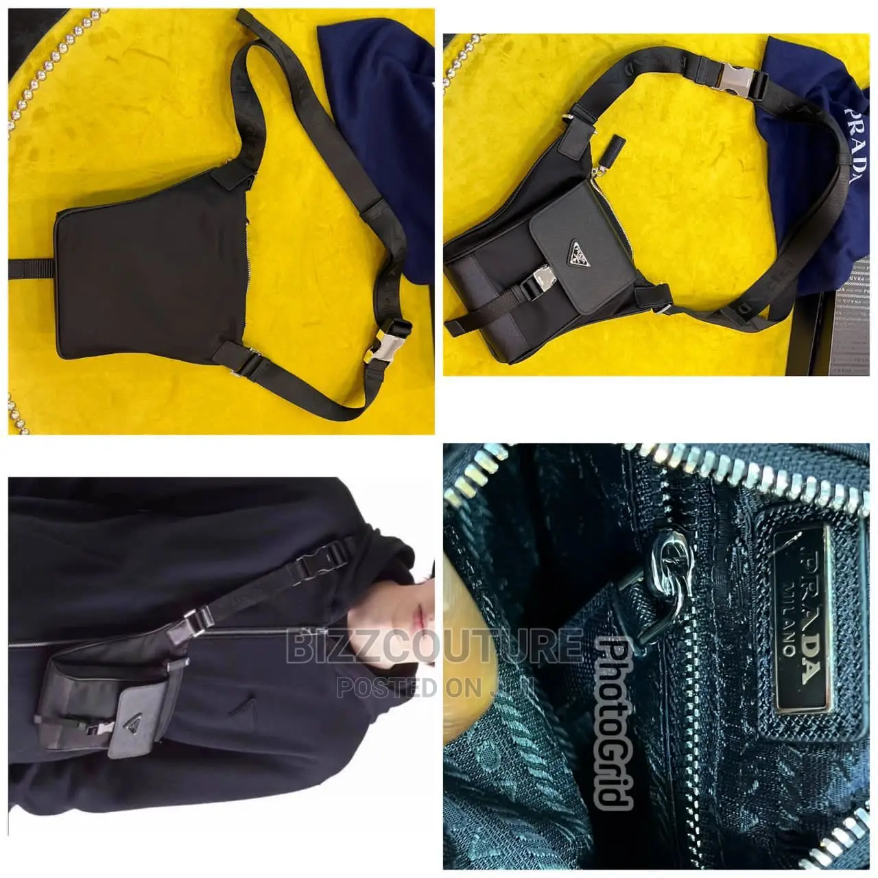 Original PRADA Crossbody Bags Available in Store