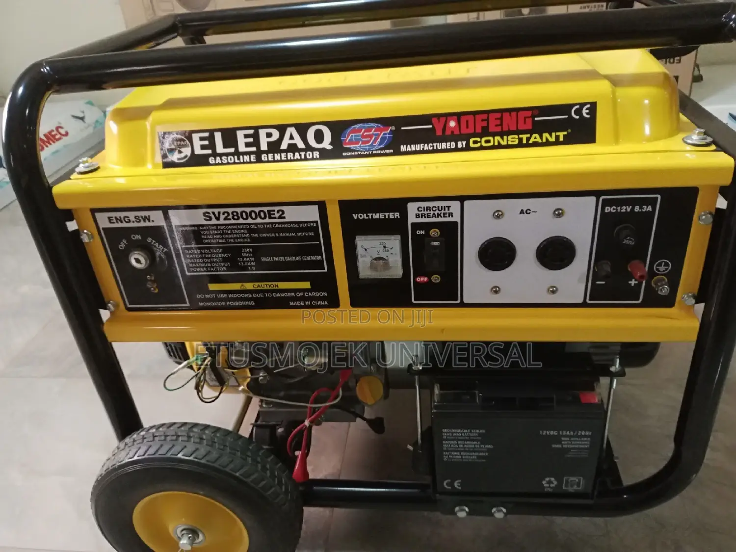 12kva Elepaq Constant Generator Sv28000e2