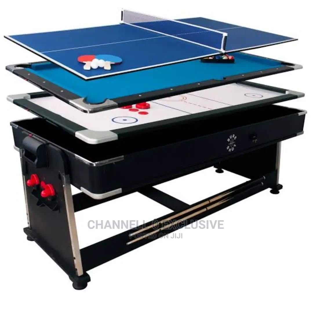 Premium 3in1 Snooker, Air Hockey and Table Tennis