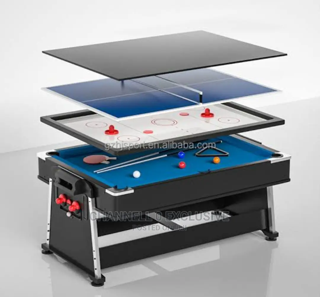 Premium 3in1 Snooker, Air Hockey and Table Tennis