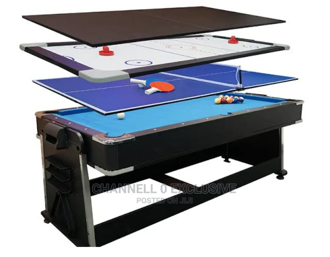 Premium 3in1 Snooker, Air Hockey and Table Tennis