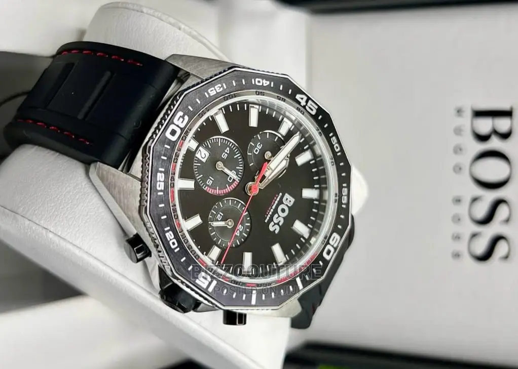 Original Hugo Boss Rubber Strap Watch Available in Store