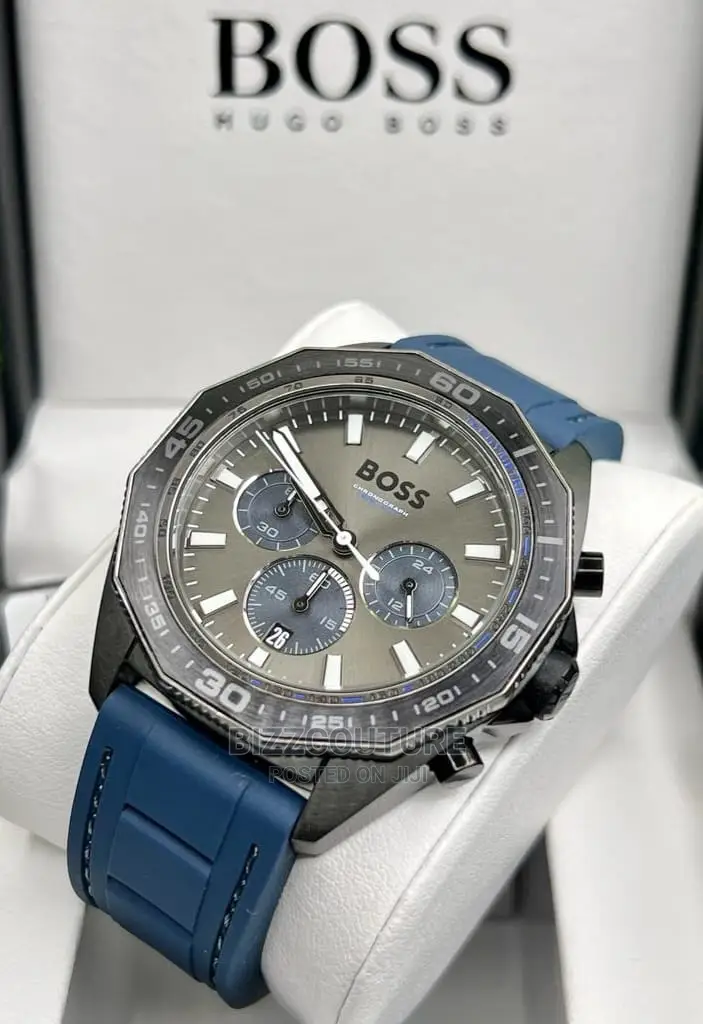 Original Hugo Boss Rubber Strap Watch Available in Store