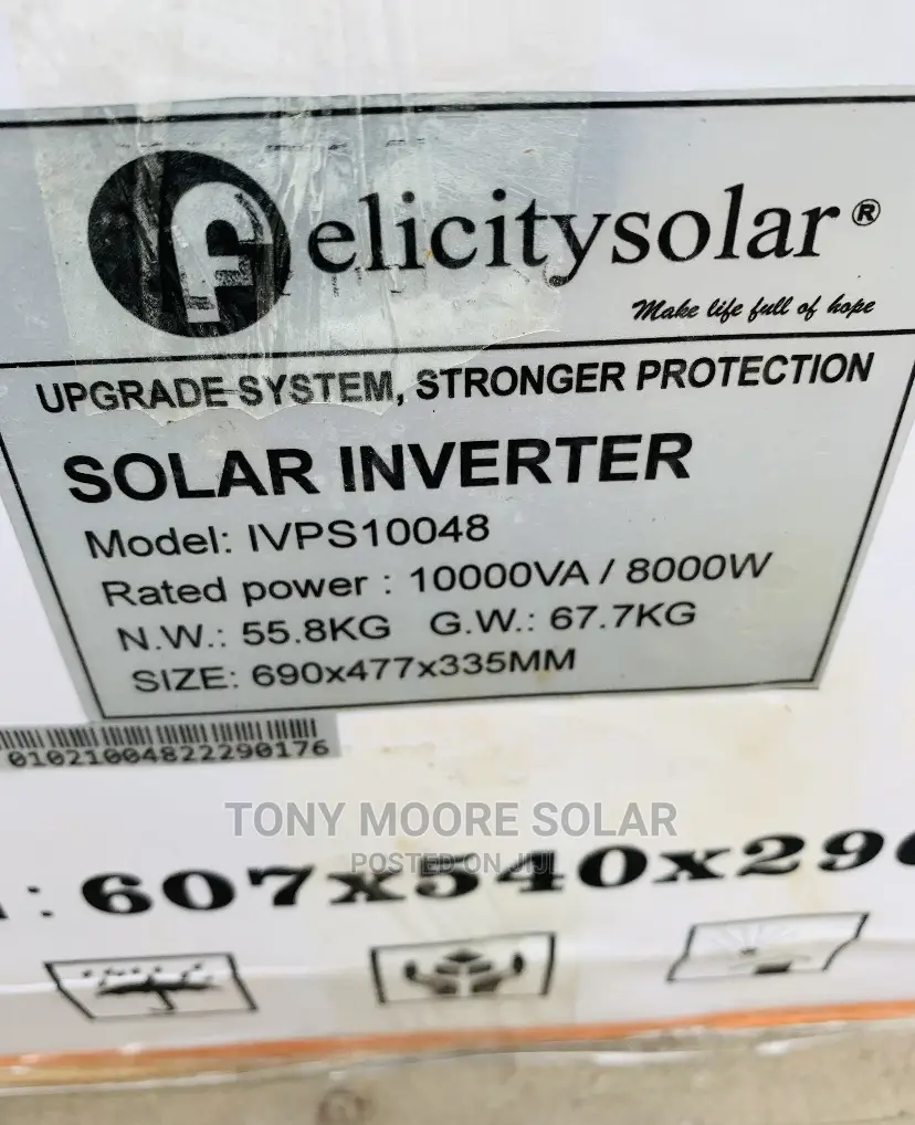 Non Hybrid 10kva 48v Felicity Inverter