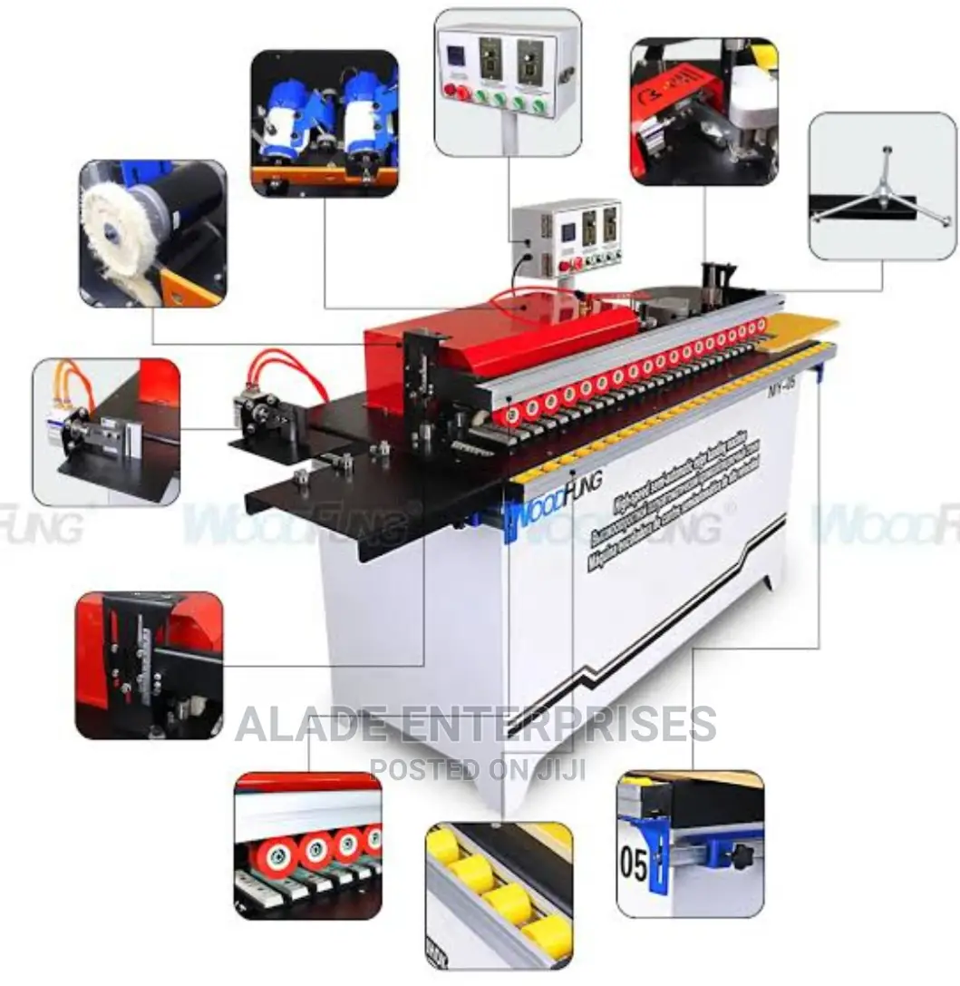 160kg Banding Machine Gluing Trimming Buffing, End Cutting