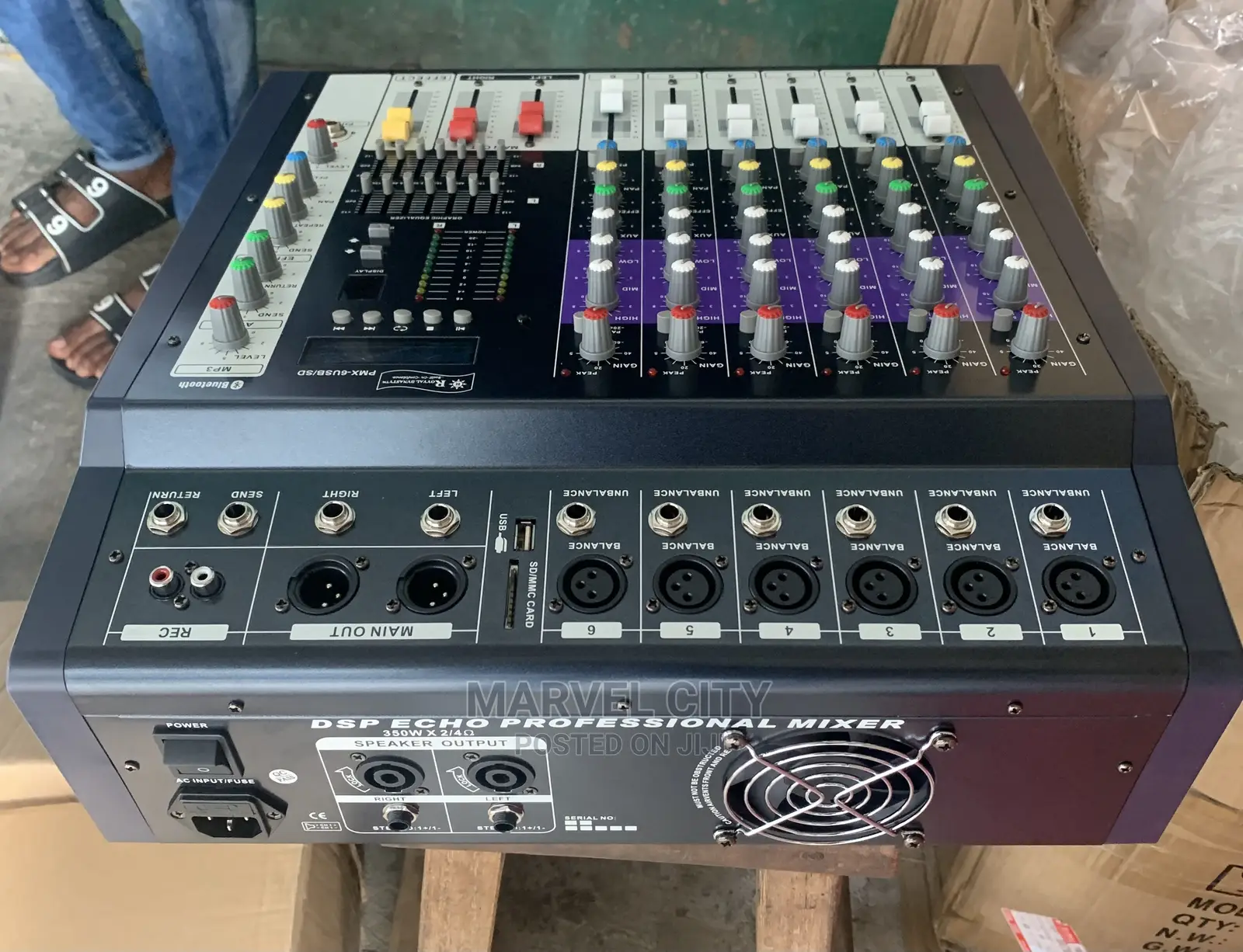 Royal Dynasty 6 Channel Powered Mixer