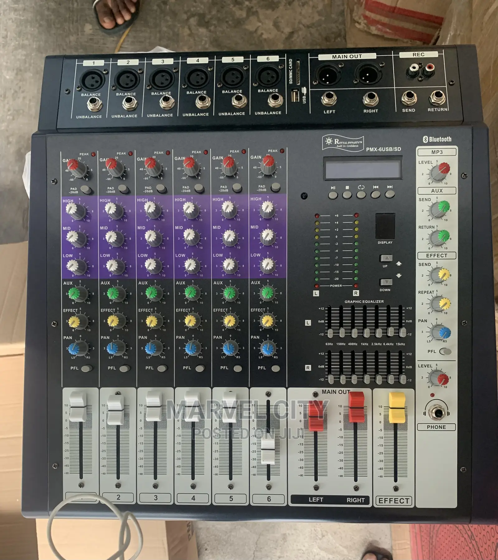 Royal Dynasty 6 Channel Powered Mixer