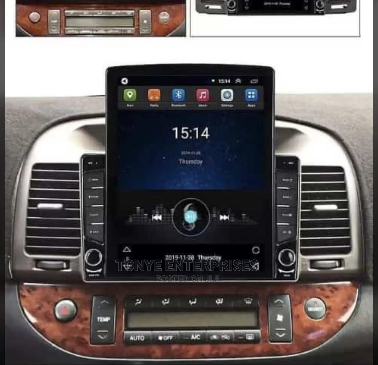Toyota Camry 2000-2006 Semi Tesla Andriod Set